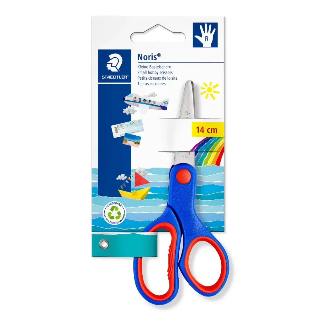 STAEDTLER Scissors Noris 14cm cardboard card