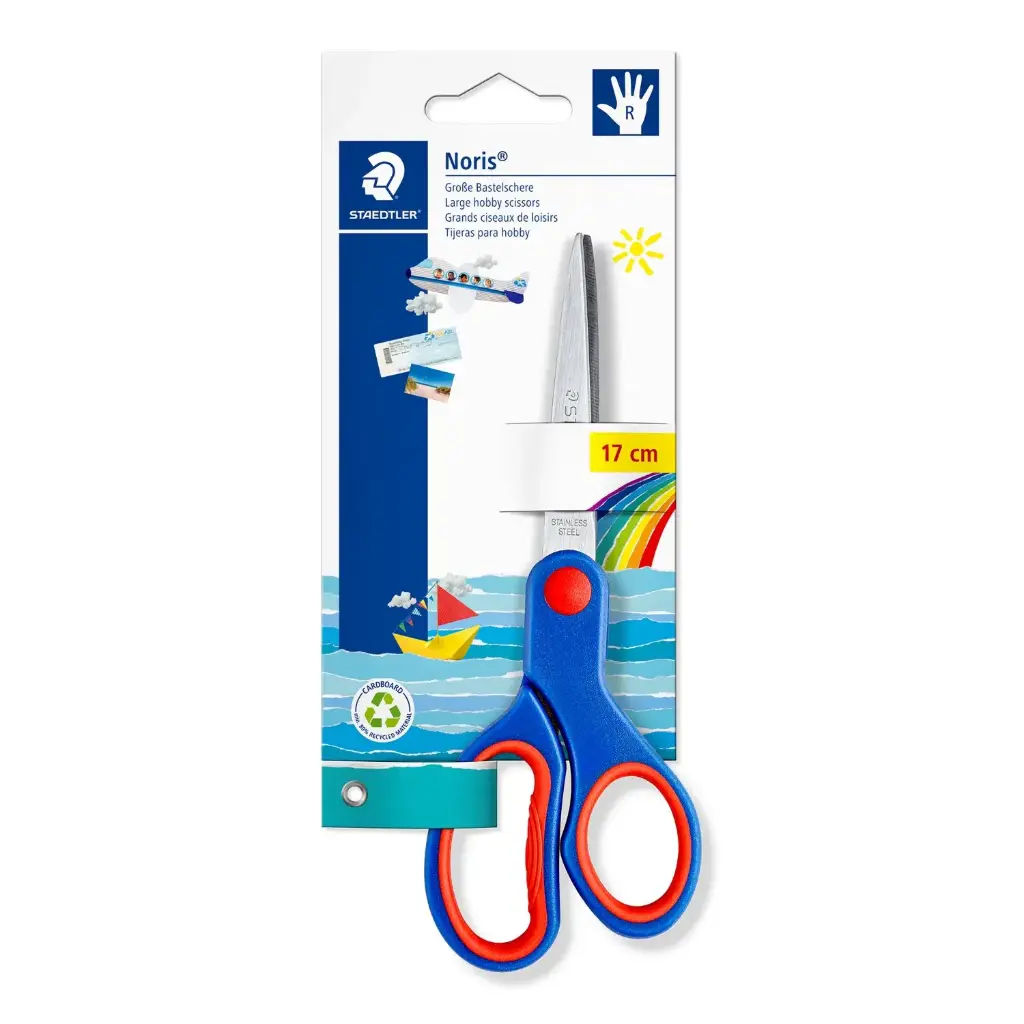 STAEDTLER Scissors Noris 17cm cardboard card