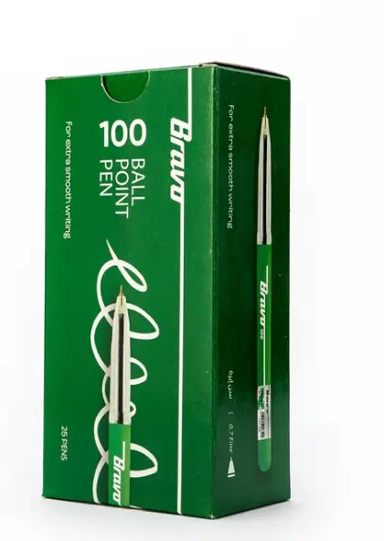Bravo Ball Pen Bravo 100 - 25 Pen - Green