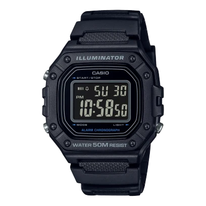 Casio Resin Band Watch W-218H-1BVDF