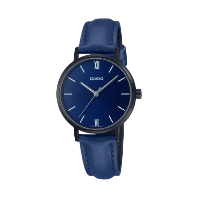 Casio Leather Band Watch LTP-VT02BL-2AUDF