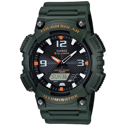 Casio Watch Resin Band , AQ-S810W-3AVDF