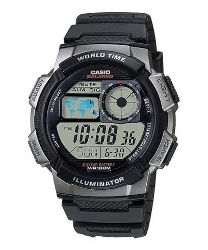 Casio Resin Band Watch AE-1000W-1BVDF
