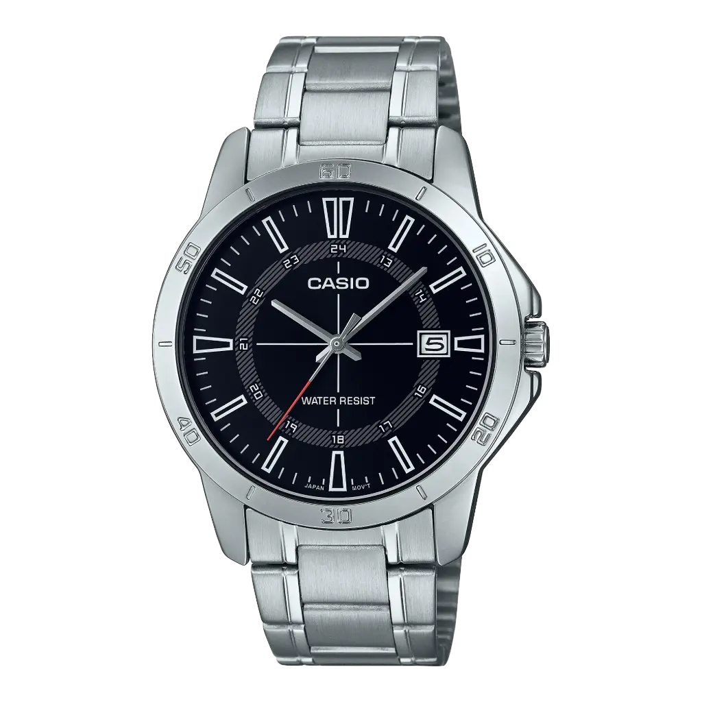 Casio Watch Stainless Steel Triple-fold Clasp Band , MTP-V004D-1CUDF