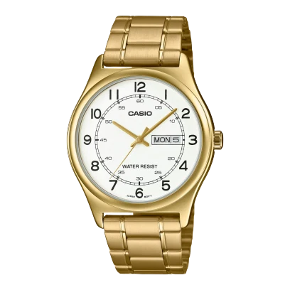 Casio Watch Stainless Steel 
Triple-fold Clasp Band , MTP-V006G-7BUDF