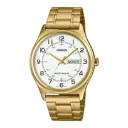 Casio Stainless Steel Triple-Fold Clasp Watch MTP-V006G-7BUDF