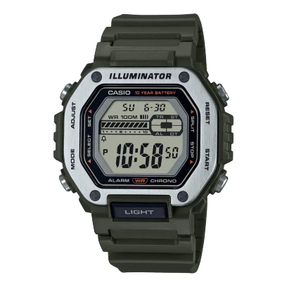 Casio Watch Resin Band , MWD-110H-3AVDF