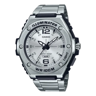 Casio Watch Stainless Steel 
Triple-fold Clasp Band , MWA-100HD-7AVDF