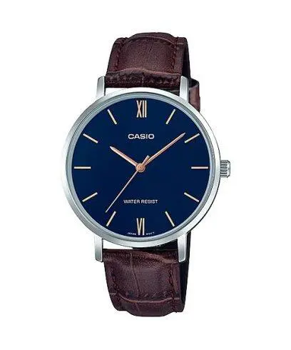 Casio Watch Leather Band , LTP-VT01L-2BUDF
