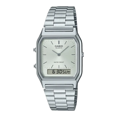 Casio Watch Stainless Steel 
Adjustable Clasp Band , AQ-230A-7AMQYDF