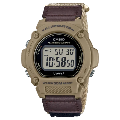 Casio Watch Cloth Band , W-219HB-5AVDF