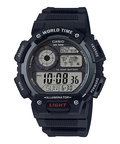 Casio Resin Band Watch AE-1400WH-1AVDF