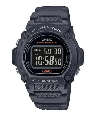 Casio Watch Resin Band , W-219H-8BVDF