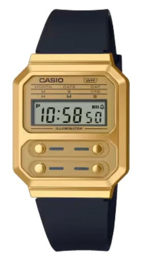 Casio Watch Resin Band , A100WEFG-9ADF