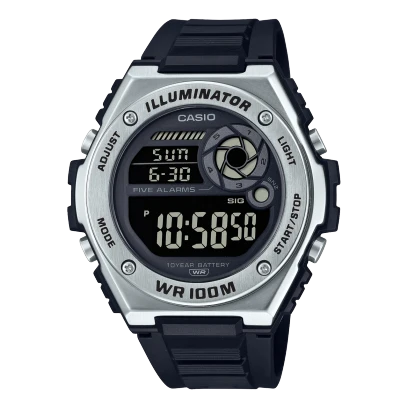 Casio Resin Band Watch MWD-100H-1BVDF