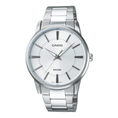 Casio Watch Stainless Steel 
Triple-fold Clasp Band , MTP-1303D-7AVDF