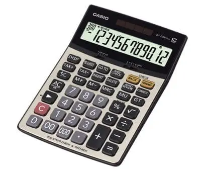 Casio  Practical Calculator , dj-220dplus-wa-dp
