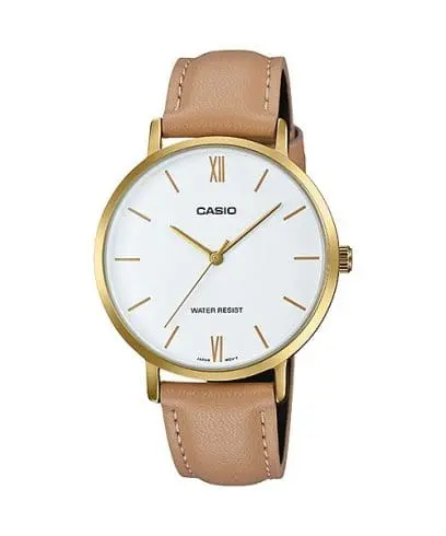 Casio Leather Band Watch LTP-VT01GL-7BUDF