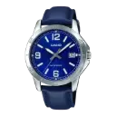 ساعة كاسيو بسوار جلد موديل MTP-V004L-2BUDF
