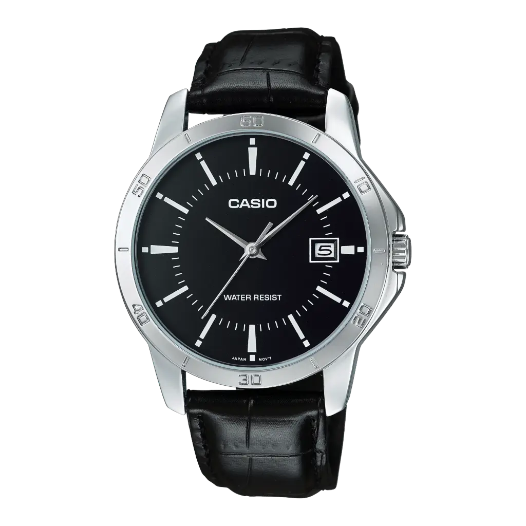 Casio Leather Band Watch MTP-V004L-1AUDF