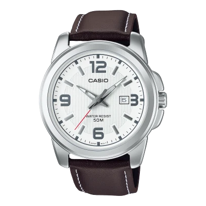 Casio Genuine Leather Band Watch MTP-1314L-7AVDF