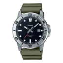 Casio Resin Band Watch MTP-VD01-3EVUDF