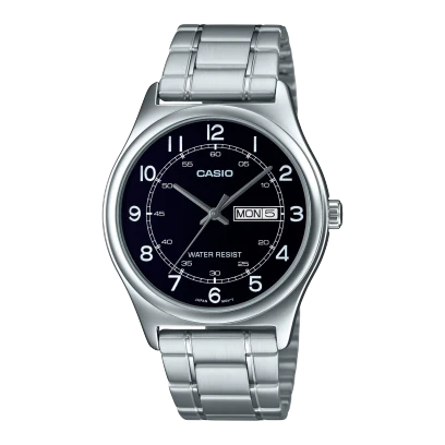 Casio Watch Stainless Steel 
Triple-fold Clasp Band , MTP-V006D-1B2UDF