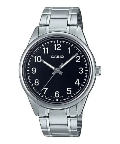 Casio Watch Stainless Steel 
Triple-fold Clasp Band , MTP-V005D-1B4UDF