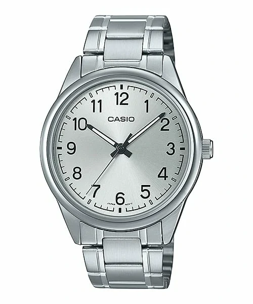 Casio Watch Stainless Steel 
Triple-fold Clasp Band , MTP-V005D-7B4UDF