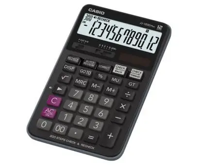 Casio  Practical Calculator , jj-120dplus-wa-dpw