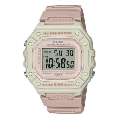 Casio Watch Resin Band , W-218HC-4A2VDF