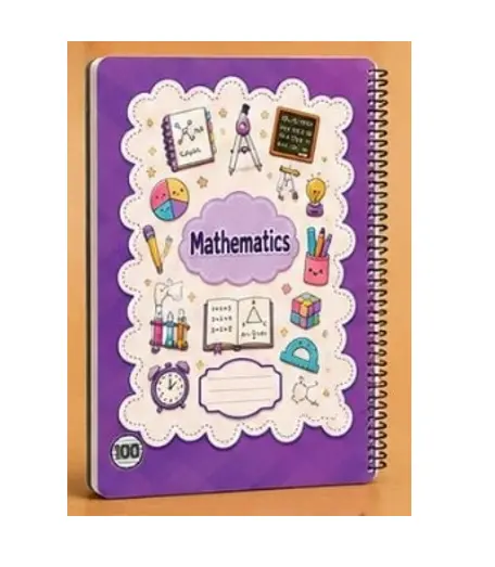 A4 Math Wirebound Notebook 100 Sheets