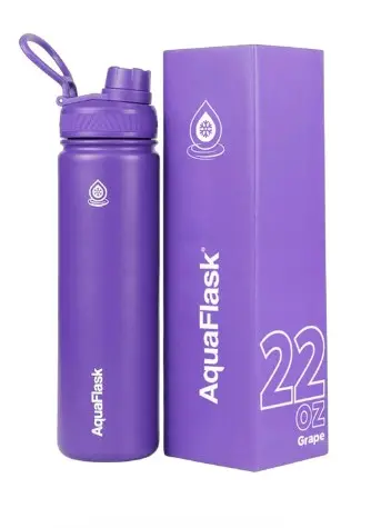 Aqua Flask Regular Water Bottle 22oz 650 ML Grape AF-R24