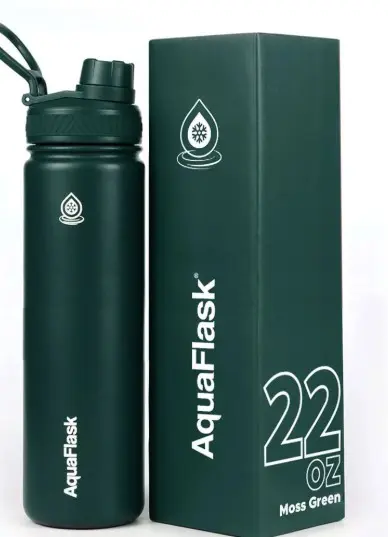 Aqua Flask Regular Water Bottle 22oz 650 ML Moss Green AF-R32