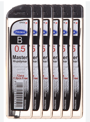 Prima Mechanical Pencil Leads HB .5
