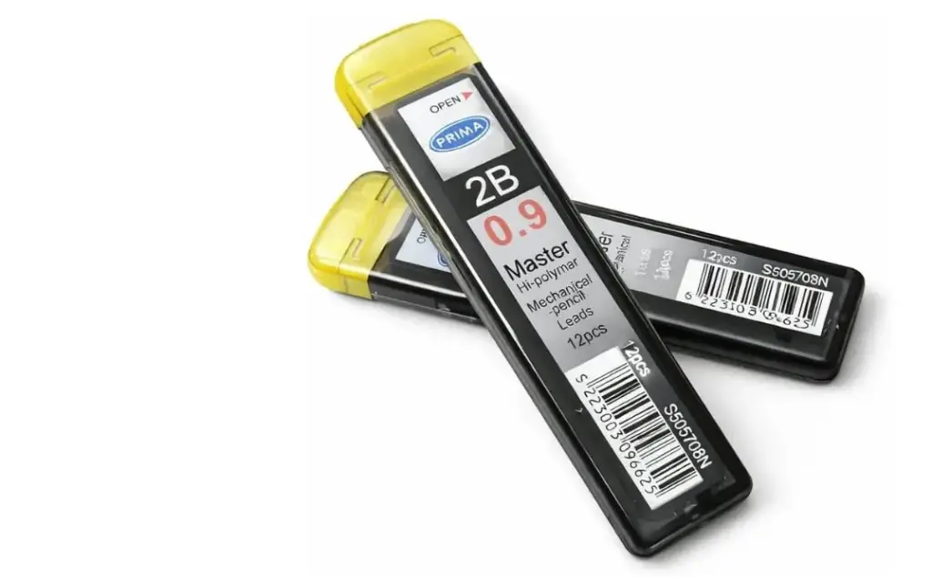 Prima Mechanical Pencil Leads 2B , 0.9 mm