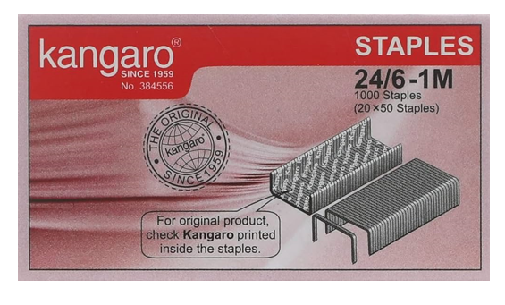 Staples Kangaro Size 24/6 Pack 20 Piece
