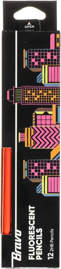Bravo Pencil and Tip Eraser Box 12 Pen