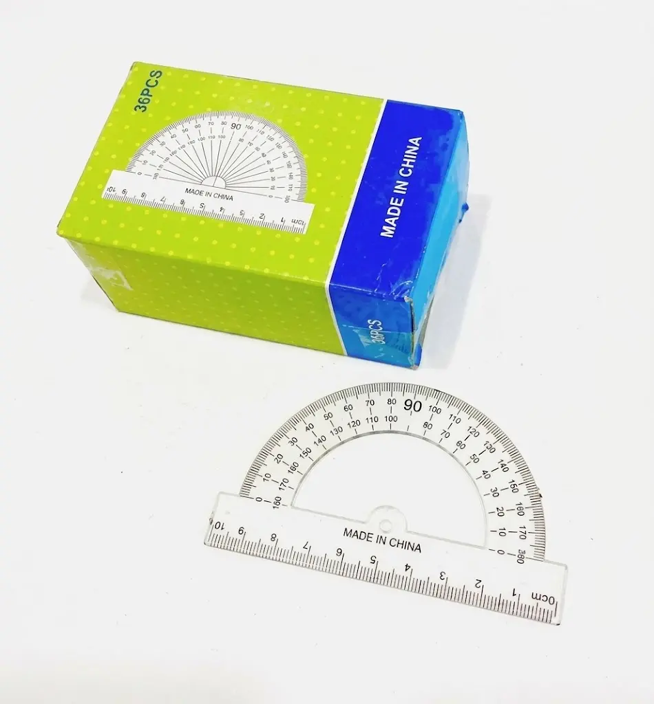 10 cm Protractor Set – 36 Pieces