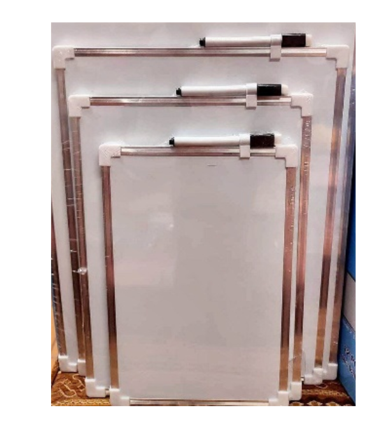 Metal Whiteboard with Stand Frame – 30 × 40cm