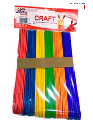 Large Colored Wooden Tongue Depressors