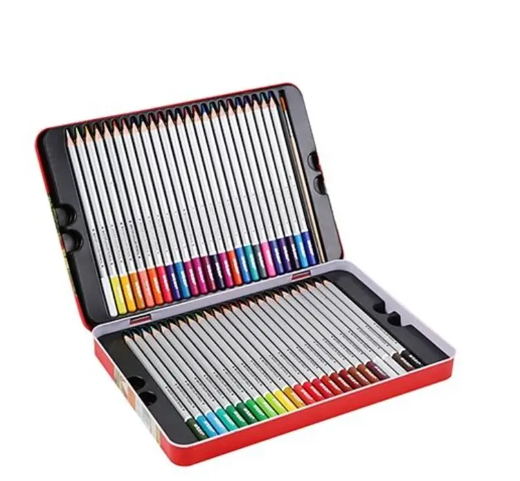 M&G Aquarelle Watercolor Pencils – 48 Colors, Metal Tin