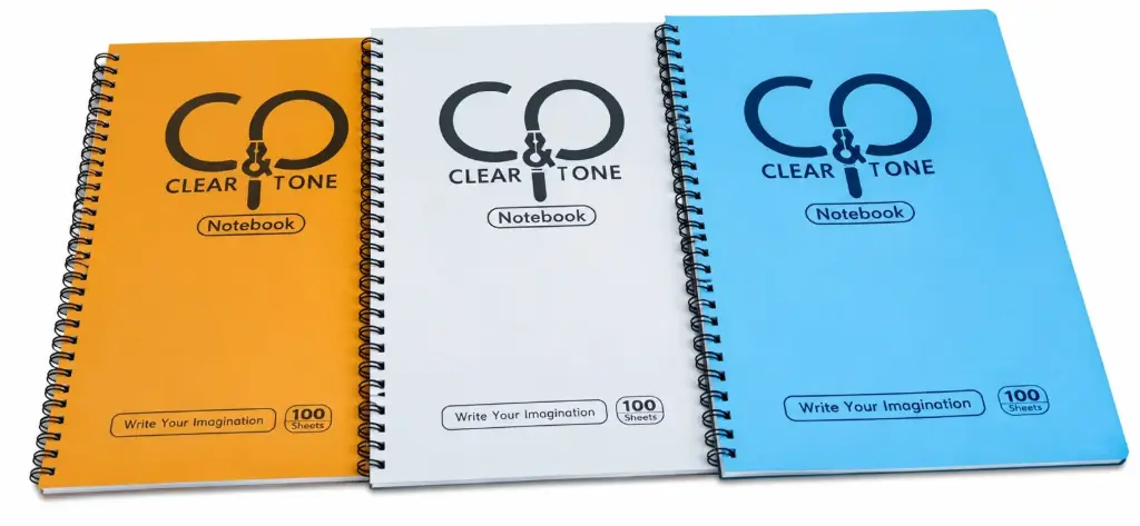 Notebook Yassin A4 Wirebound with Ribbon, 100 Sheets