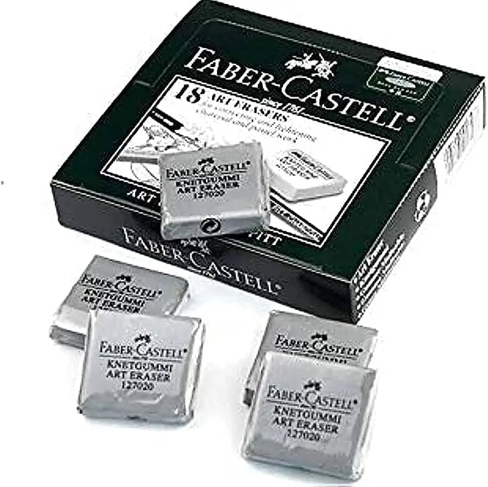 Faber-Castell Charcoal Eraser for Student Artist Charcoal Sketch Drawing Tools - Gray