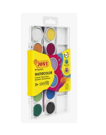 Faber-Castell Box Watercolor Paints andin 12 Colors 22mm