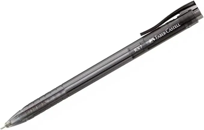 Faber-Castell Ballpoint Pen Single Piece Zipper Black .7