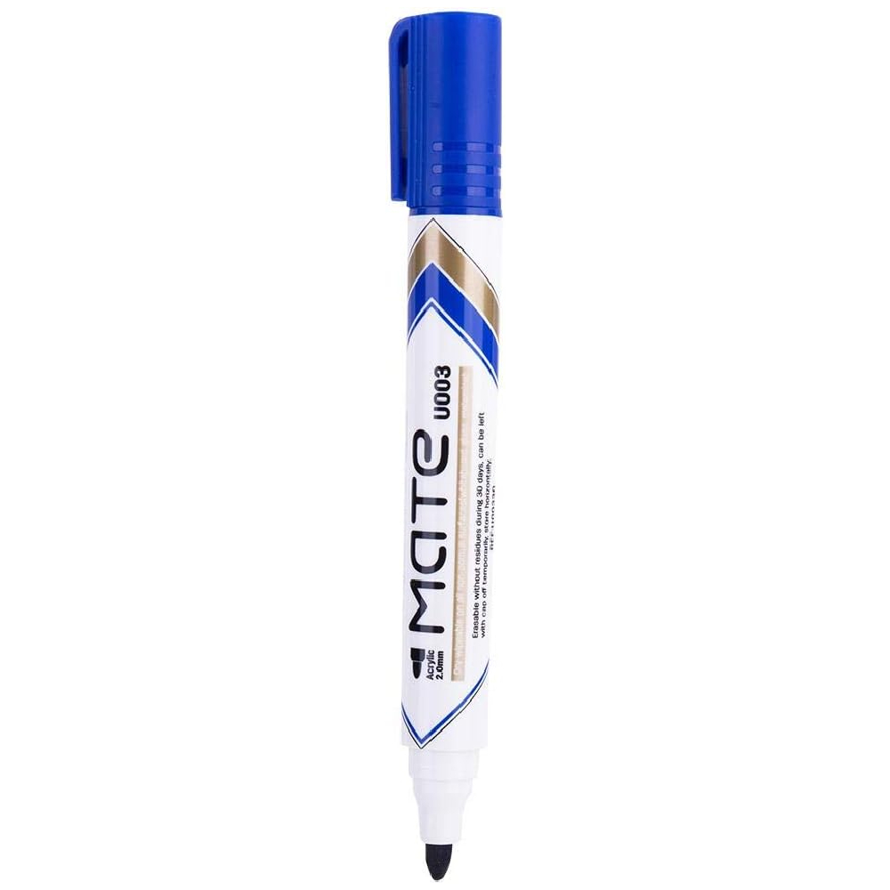 Deli Whiteboard Marker Tip Flat Blue