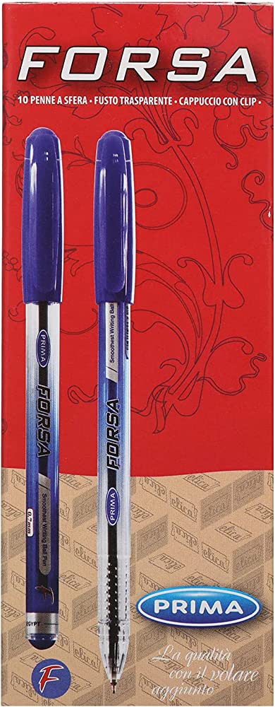 Prima 10-Piece Pen Set Box Prima Forsa Red
