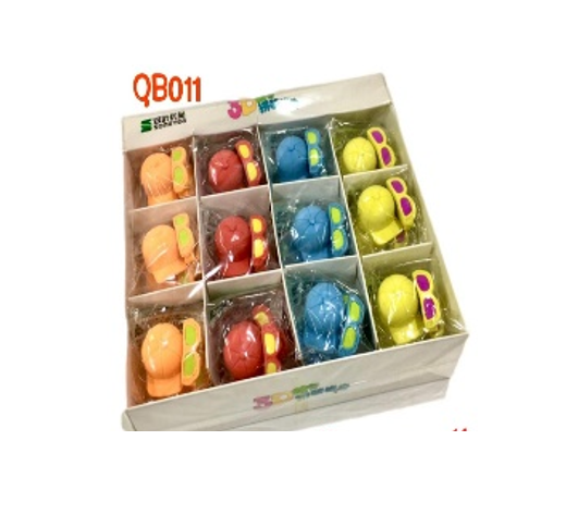 QB011Eraser Cap + Glasses Single Piece