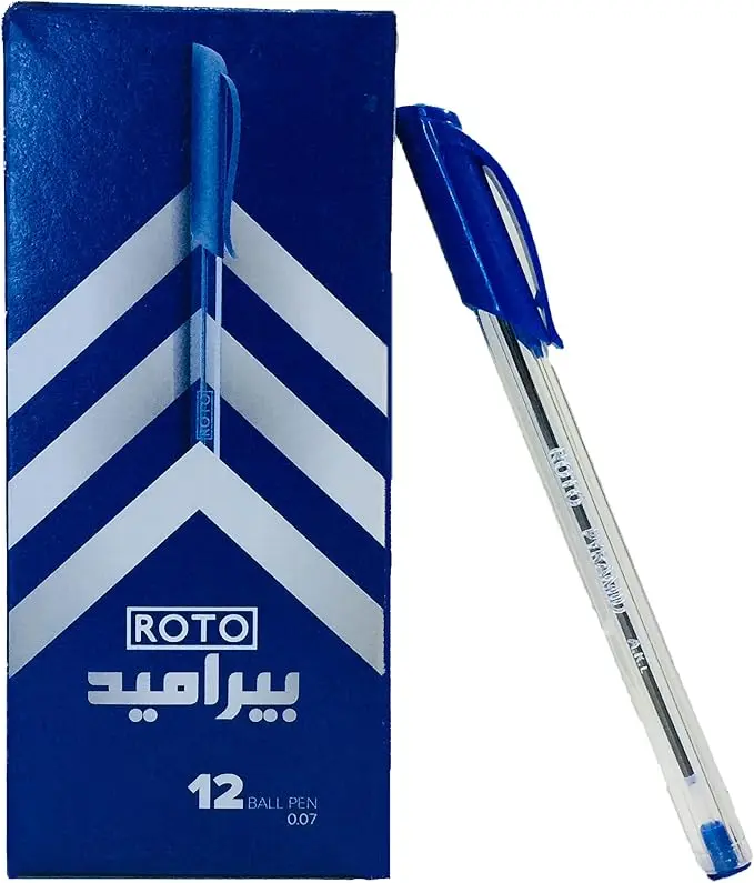 Roto 12-Piece Pen Set Box Roto Pyramid Blue